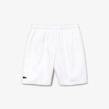 Lacoste SPORT Tennis Shorts - Kraťasy Dětské Bílé | CZ-1d5aOE